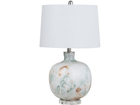 Saylor Green/Orange Table Lamp - Ornate Home