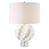 Saylor White Table Lamp - Ornate Home