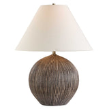 Sayre Dark Brown Table Lamp - Ornate Home