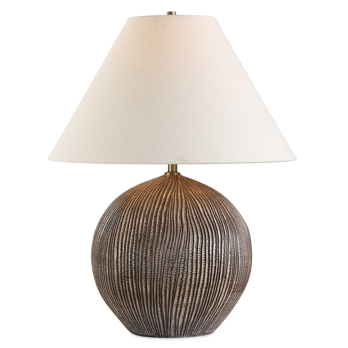 Sayre Dark Brown Table Lamp - Ornate Home