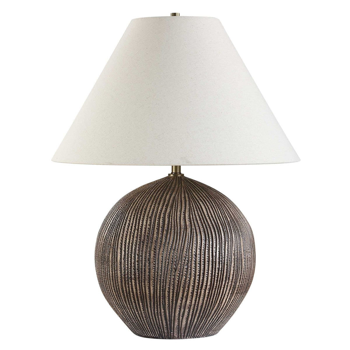 Sayre Dark Brown Table Lamp - Ornate Home