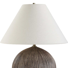 Sayre Dark Brown Table Lamp - Ornate Home