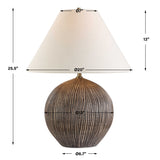 Sayre Dark Brown Table Lamp - Ornate Home