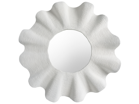 Scallop Shell White Mirror - Ornate Home