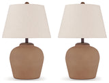 Scantor Rust Table Lamp (Set of 2) - Ornate Home