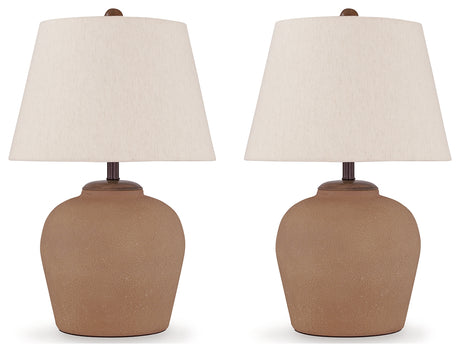 Scantor Rust Table Lamp (Set of 2) - Ornate Home