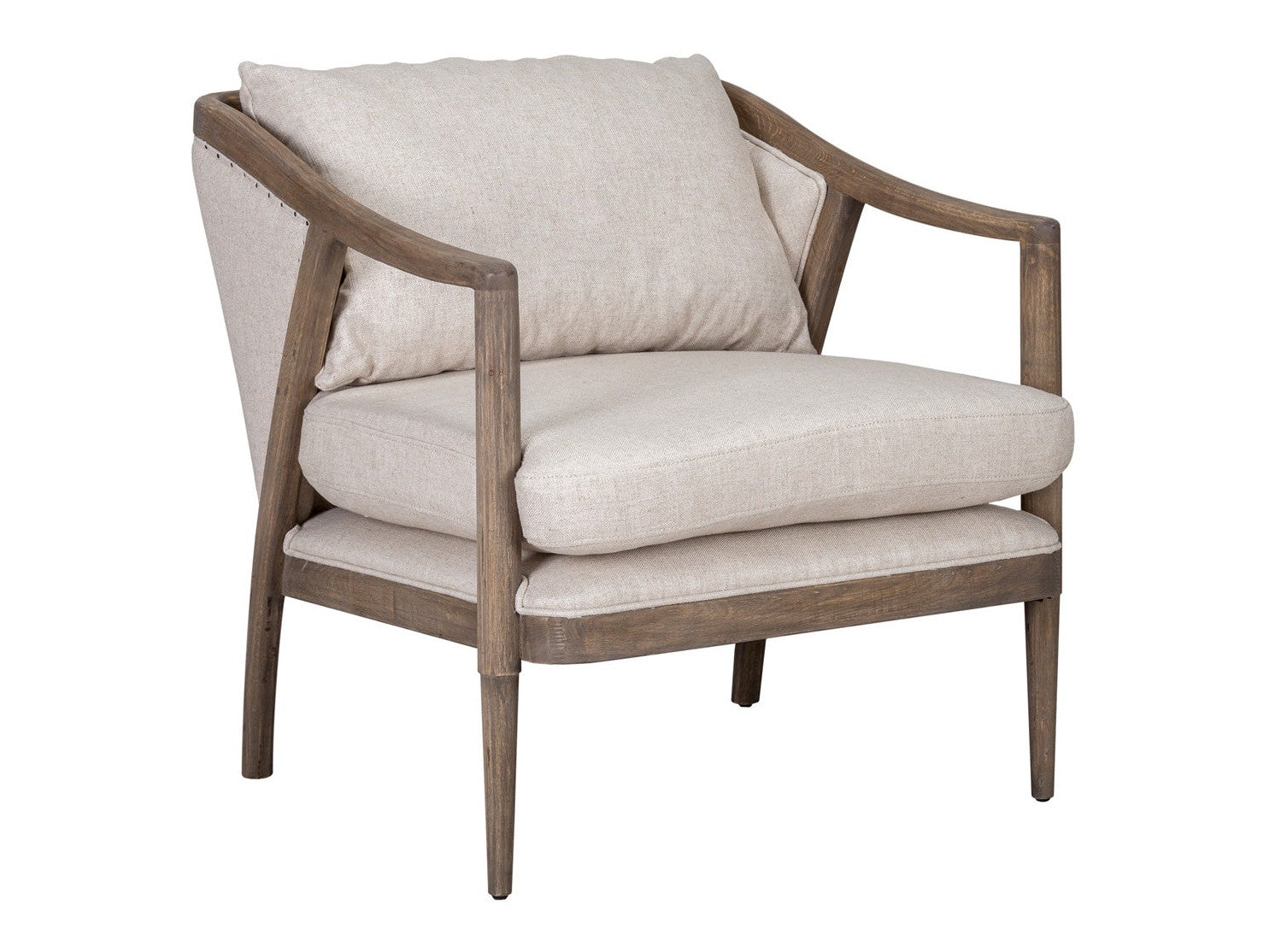 Scarlett Beige Accent Chair - Ornate Home