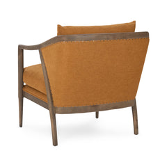 Scarlett Burnt Orange Accent Chair - Ornate Home