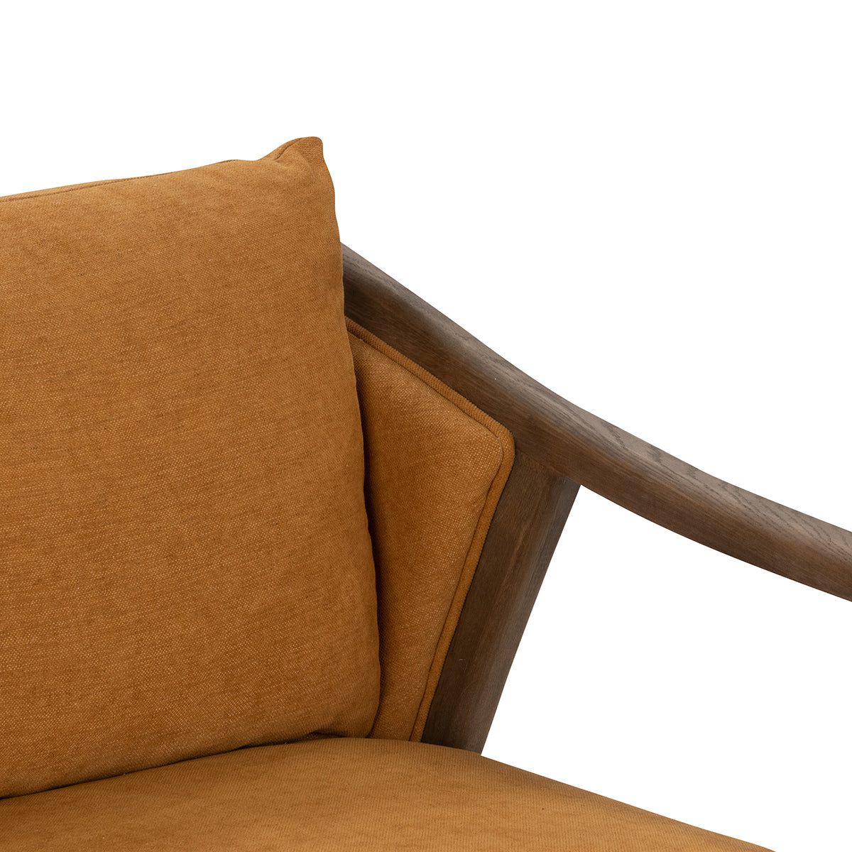 Scarlett Burnt Orange Accent Chair - Ornate Home