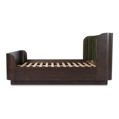 Scarlette Cedar Green Queen Bed - Ornate Home
