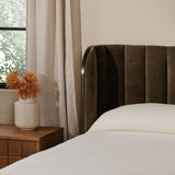 Scarlette Cedar Green Queen Bed - Ornate Home