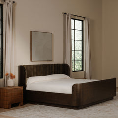 Scarlette Cedar Green Queen Bed - Ornate Home
