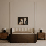 Scarlette Cream King Bed - Ornate Home