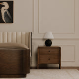 Scarlette Cream Queen Bed - Ornate Home