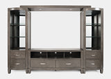 Scarsdale Brown Entertainment Wall - 70 Media Unit - Ornate Home