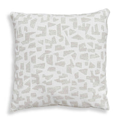 Scatter Brown/White Abstract Outdoor Pillow - Ornate Home
