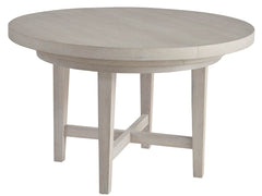 Scavino White Oak Round Dining Table - Ornate Home