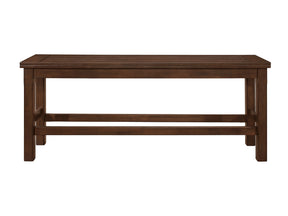 Schleiger Brown Counter Height Bench - Ornate Home