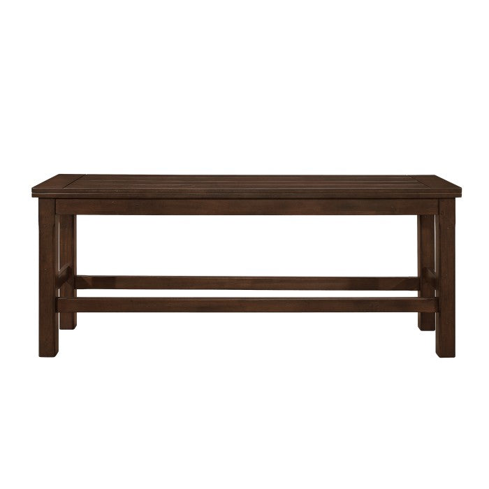 Schleiger Brown Counter Height Bench - Ornate Home