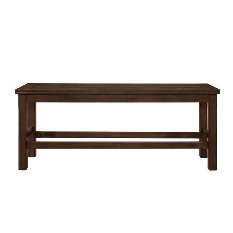 Schleiger Brown Counter Height Bench - Ornate Home