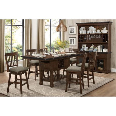 Schleiger Brown Counter Height Table - Ornate Home