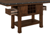 Schleiger Dark Brown 5-piece Dinig Table Set - Ornate Home