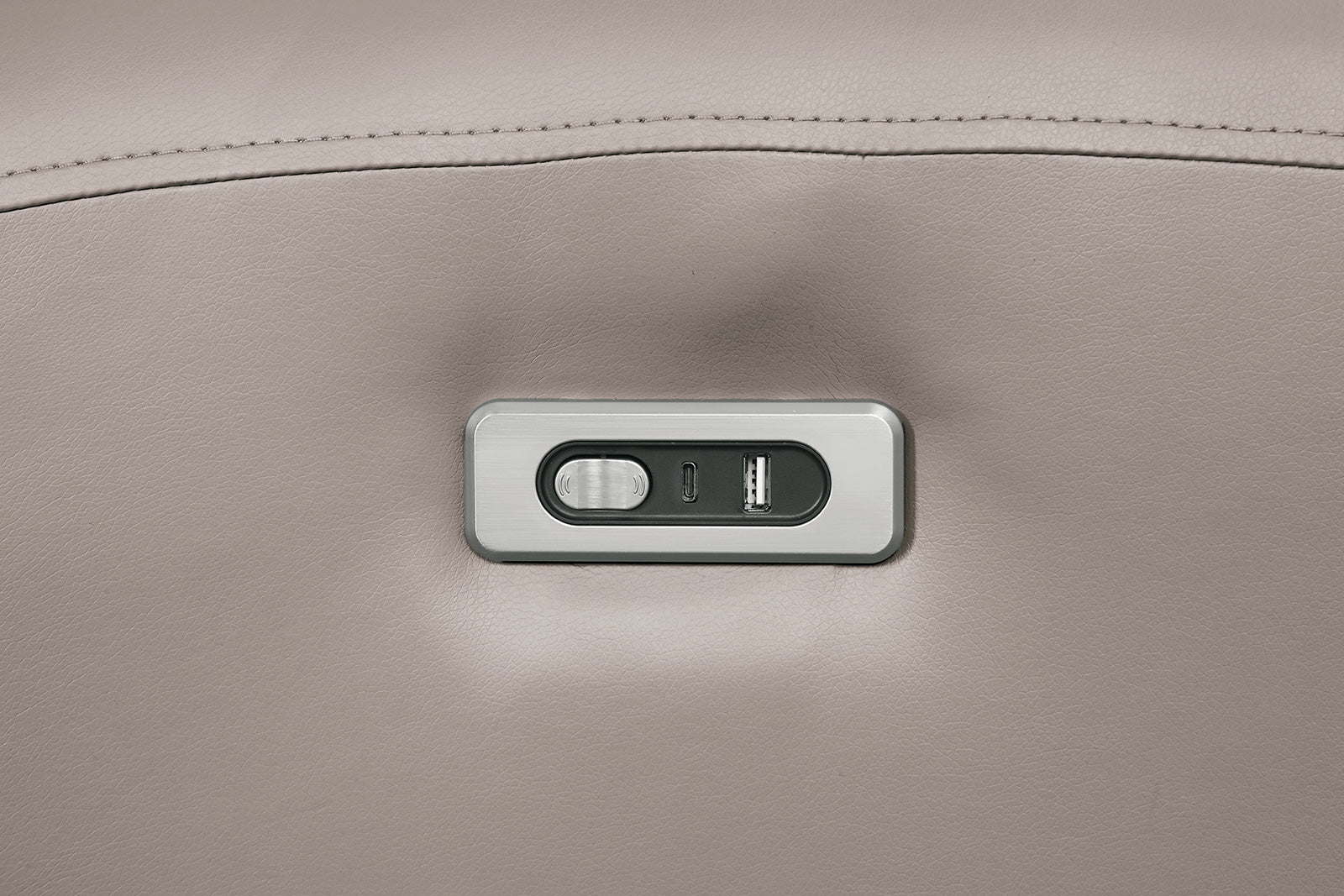 Schlieren Light Brown Leatherette  Reclining Living Room Set - Ornate Home