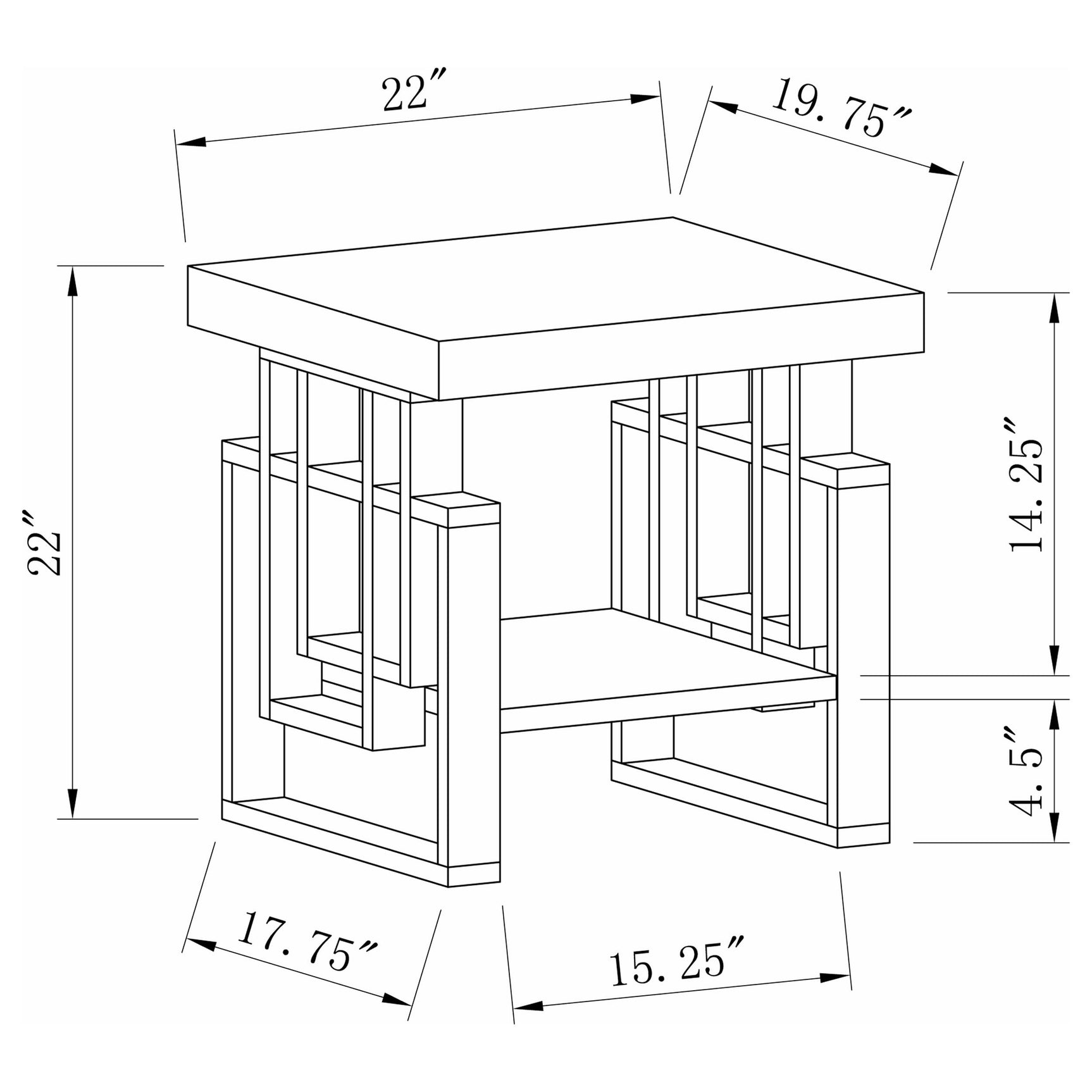 Schmitt White High Gloss 2-piece Coffee and End Table Set - Ornate Home
