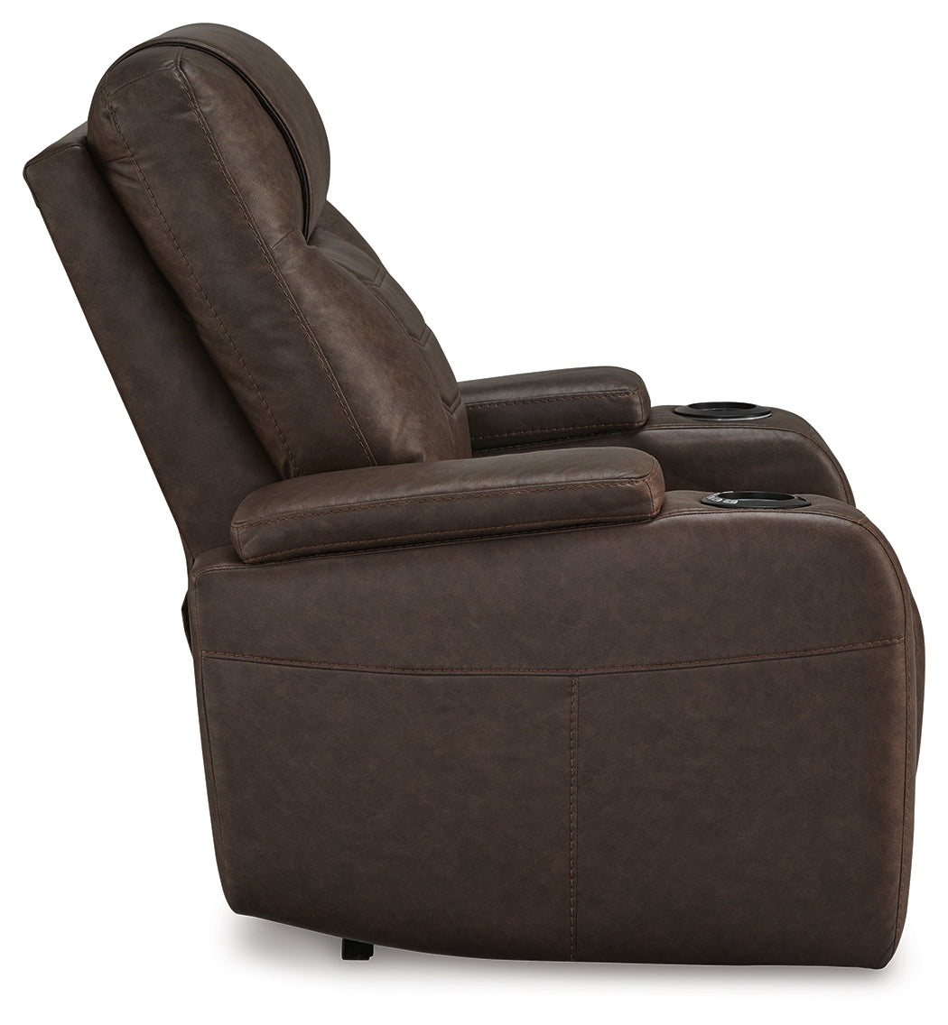 Schooner Rocks Umber Power Recliner/ADJ Headrest (Online Special Price) - Ornate Home
