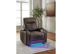 Schooner Rocks Umber Power Recliner/ADJ Headrest - Ornate Home