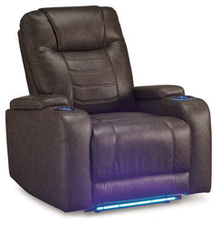 Schooner Rocks Umber Power Recliner/ADJ Headrest - Ornate Home