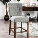 Schoten Gray/Antique Dark Oak Counter Height Chair (Set of 2) - Ornate Home