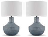 Schylarmont Antique Gray/White 2-Piece Lamp Set (Online Special Price) - Ornate Home