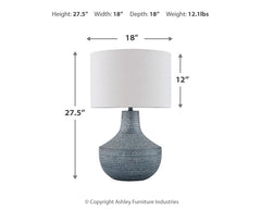 Schylarmont Antique Gray/White 2-Piece Lamp Set - Ornate Home