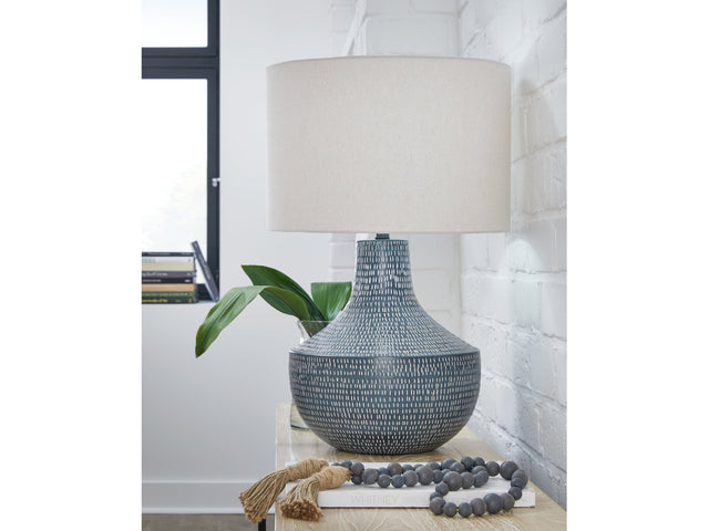 Schylarmont Gray/White Table Lamp (Online Special Price) - Ornate Home