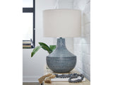 Schylarmont Gray/White Table Lamp - Ornate Home
