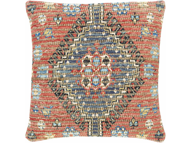 Scituate Colorful Tribal Pattern Square Throw Pillow - Ornate Home