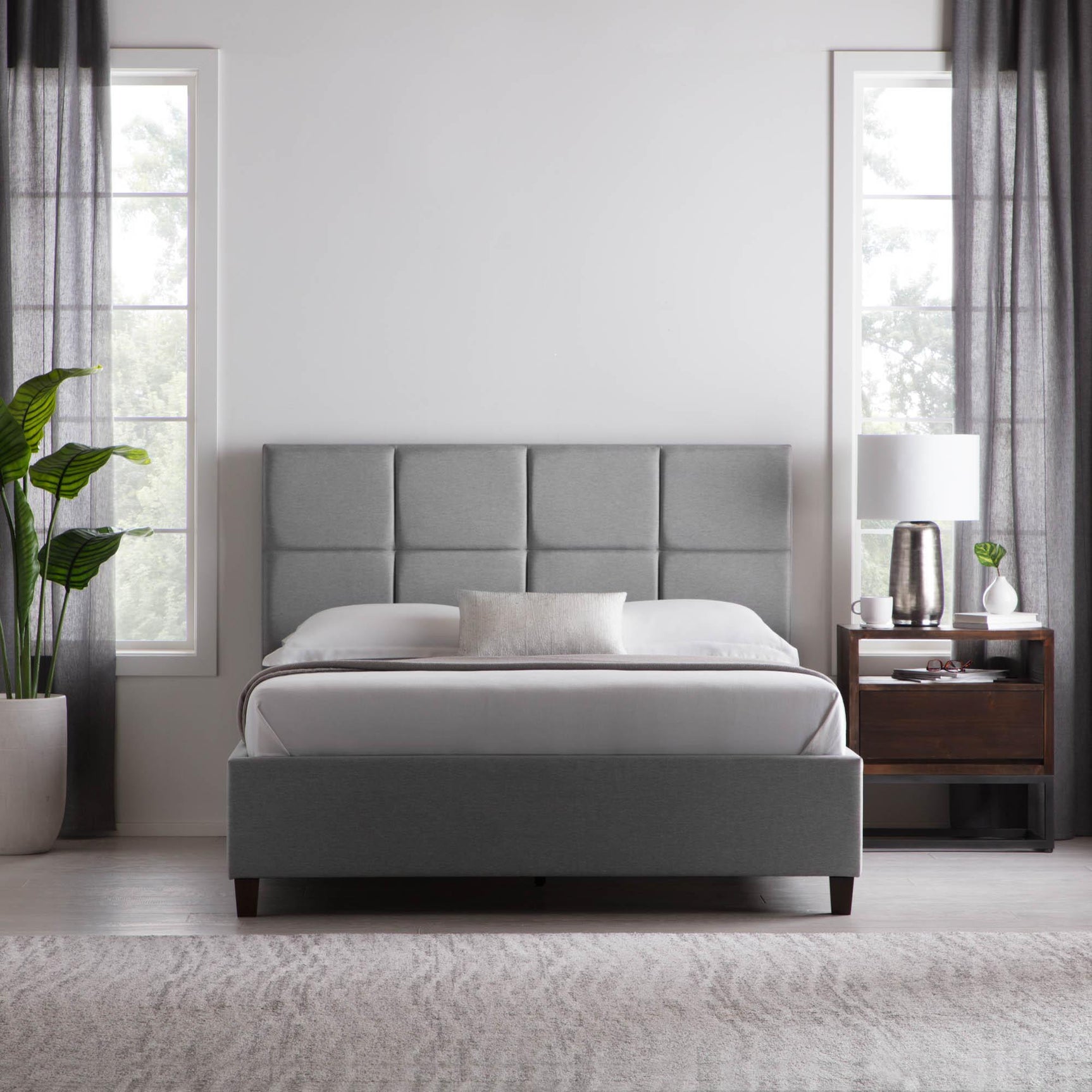 Scoresby Stone Queen Headboard - Ornate Home