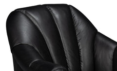 Scoth Black Swivel Chair - Ornate Home