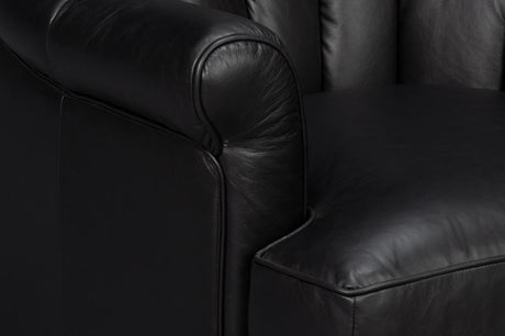 Scoth Black Swivel Chair - Ornate Home
