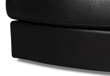 Scoth Black Swivel Chair - Ornate Home