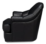 Scoth Black Swivel Chair - Ornate Home