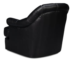 Scoth Black Swivel Chair - Ornate Home