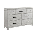 Scott White 4-Piece Queen Platform Storage Bedroom Set with 2 Nightstands & Dresser - Ornate Home