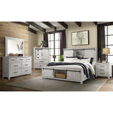 Scott White 5-Piece King Platform Storage Bedroom Set - Ornate Home