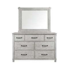 Scott White Dresser & Mirror Set - Ornate Home
