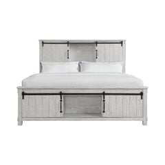 Scott White King Storage Bed - Ornate Home