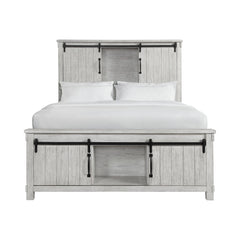 Scott White Queen Storage Bed - Ornate Home