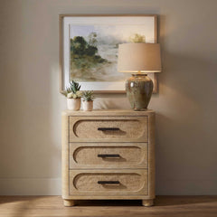 Scottie Natural Oak 3 Drawer Chest - Ornate Home