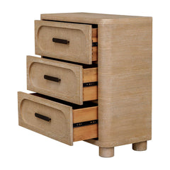 Scottie Natural Oak 3 Drawer Chest - Ornate Home